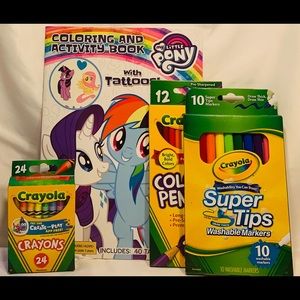 My Little Pony with Crayola set